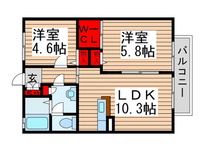 間取り図 カーサ馬橋　Ｃ