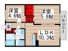 カーサ馬橋　Ｃ 2LDKの間取り