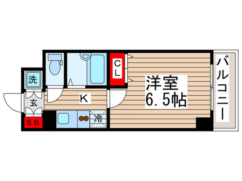 間取図 レジディア大島