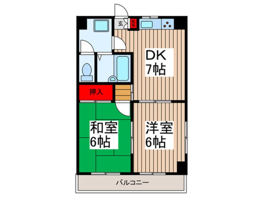 間取図 セントラルハイツ