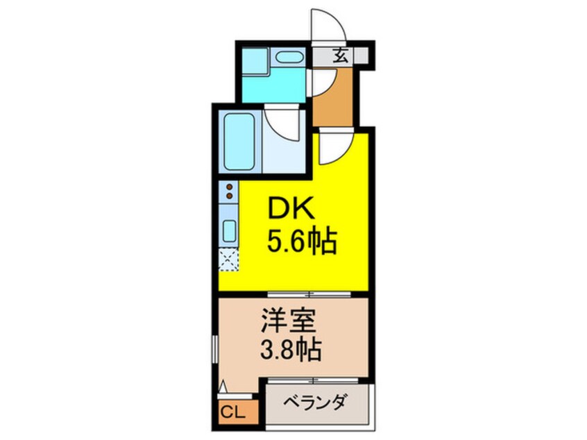 間取図 仮）Le　Ciel　Kamisyakujii