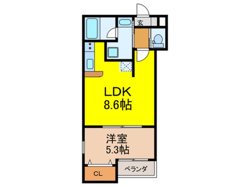 間取図 仮）Le　Ciel　Kamisyakujii