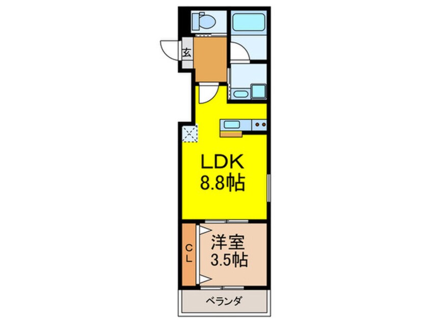 間取図 仮）Le　Ciel　Kamisyakujii