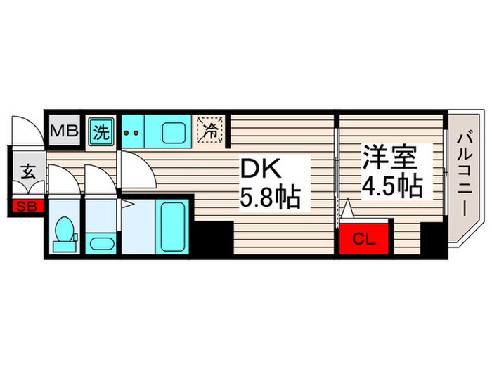 間取り図 ラフィスタ大師前Ⅳ(207)