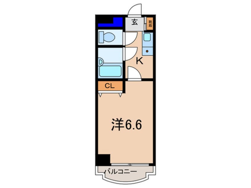 間取図 コスモリード溝の口