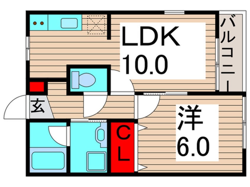 間取図 ファインべル北綾瀬Ⅱ