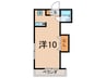 コ－ポＫ 1Rの間取り