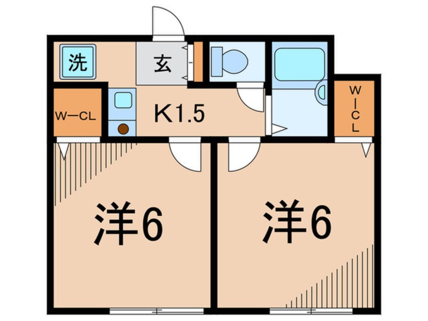 間取図 アイコ－ト三軒茶屋