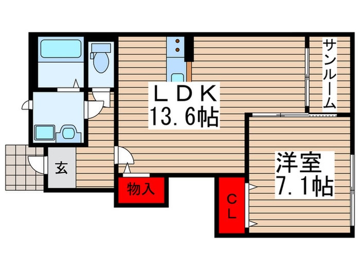 間取り図 Ｙ‘Ｓ　ヴィバーチェ