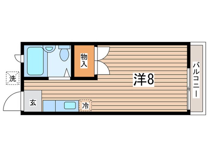 間取り図 第２道明コーポ