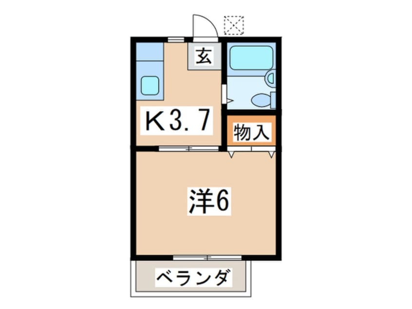 間取図 スティディオプラ－ジュ