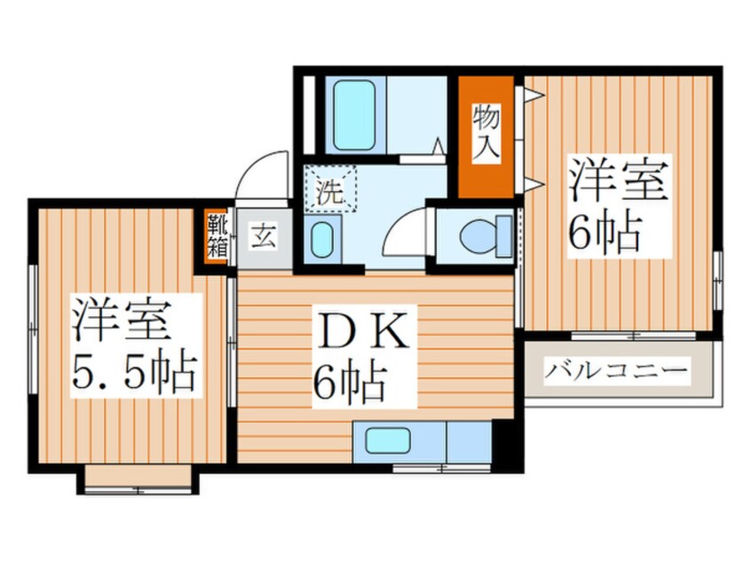 間取図 エスポワ－ル