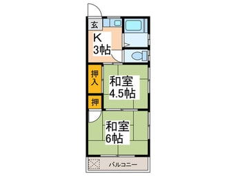 間取図 黒沼ハイツ