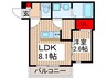 仮)KEIAIRESIDENCE北上尾Ⅱ 1LDKの間取り