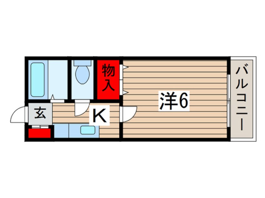 間取図 コーポ黒砂台