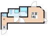 シャンテ四ツ木駅前 1Kの間取り