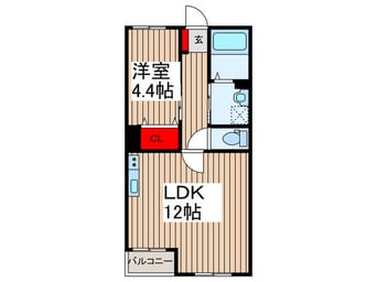 間取図 カーサ　ヴィヴァーチェ