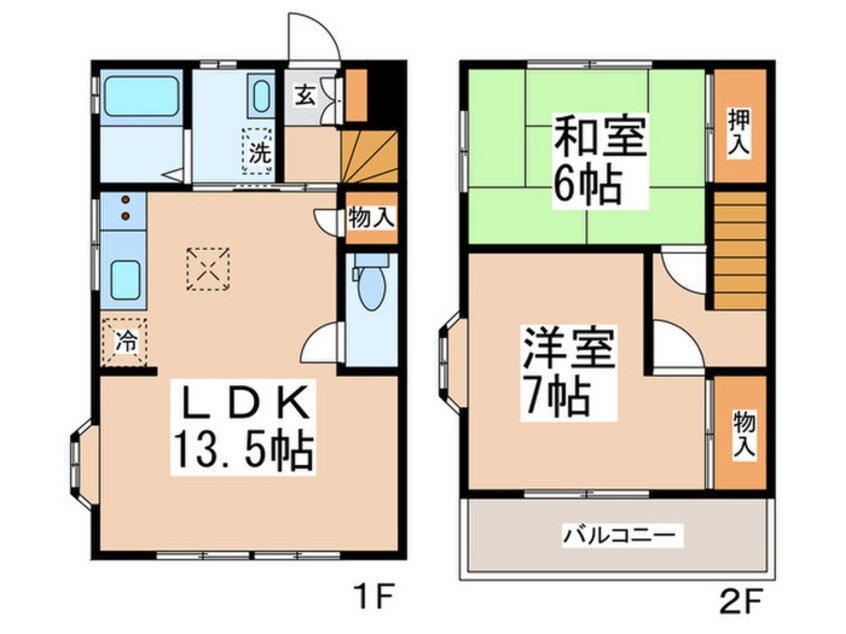 間取図 インティメトハイツＧ