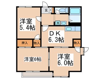 間取図 オーチャード・ヒルズ