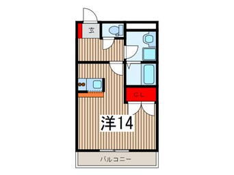 間取図 アメニティ冨士見