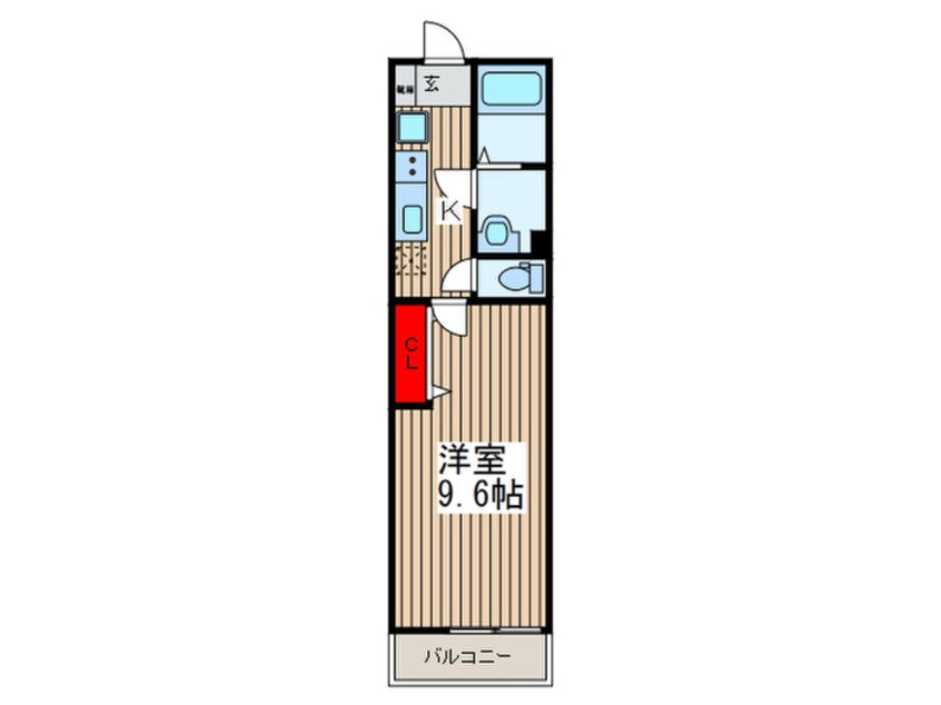 間取図 リブリジュネスⅤ