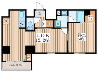 間取図 Averna月島