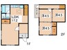 上鶴間本町戸建 3LDKの間取り