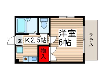 間取図 実籾コーポ