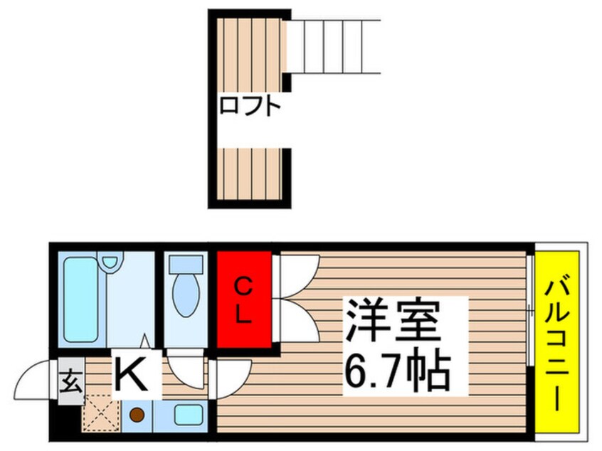 間取図 実籾コーポ