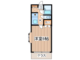 間取図 実籾コーポ