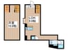 KDXレジデンス吉祥寺 1LDKの間取り
