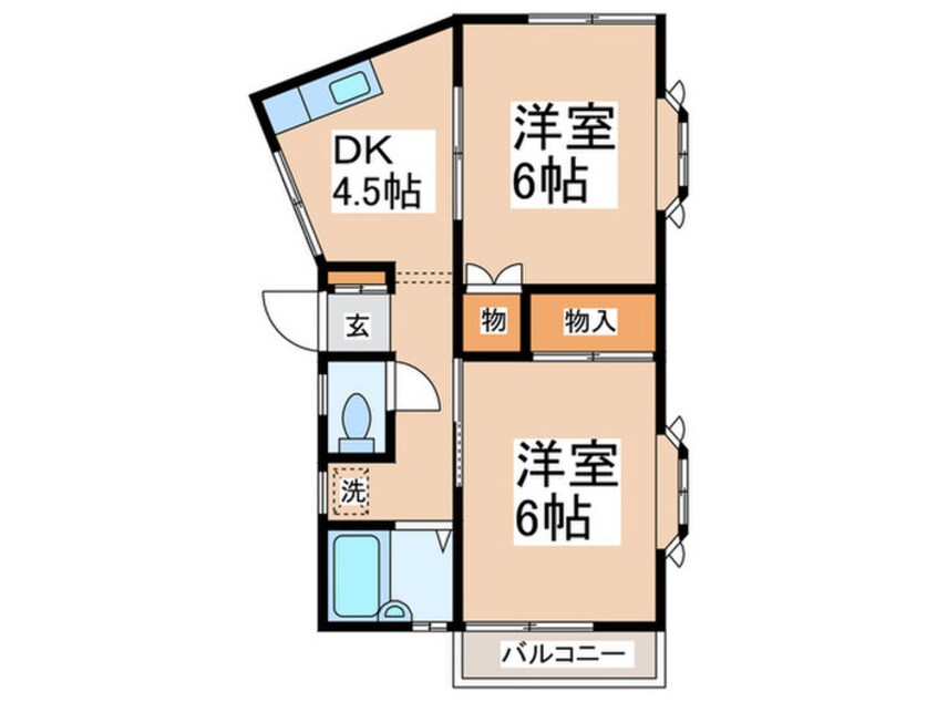 間取図 メゾン　シャルム