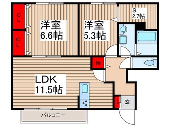 間取図 パインリーフ