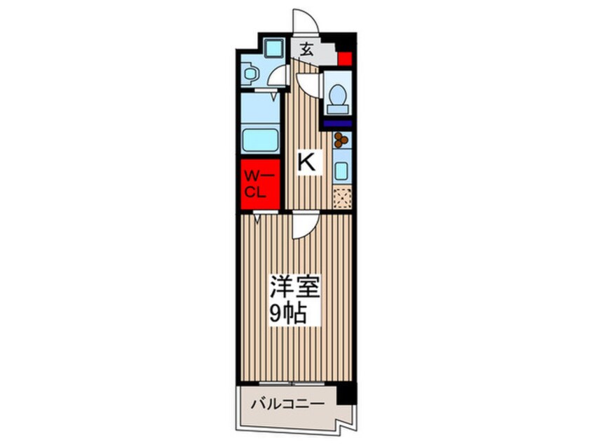 間取図 シェソワ鳩ヶ谷