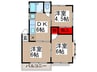 小島アーバンライフ 3DKの間取り