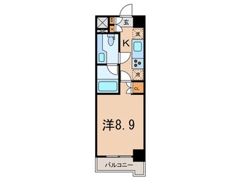 間取図 コンフォリア三宿