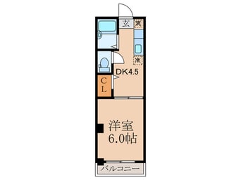間取図 パステ－ル長谷