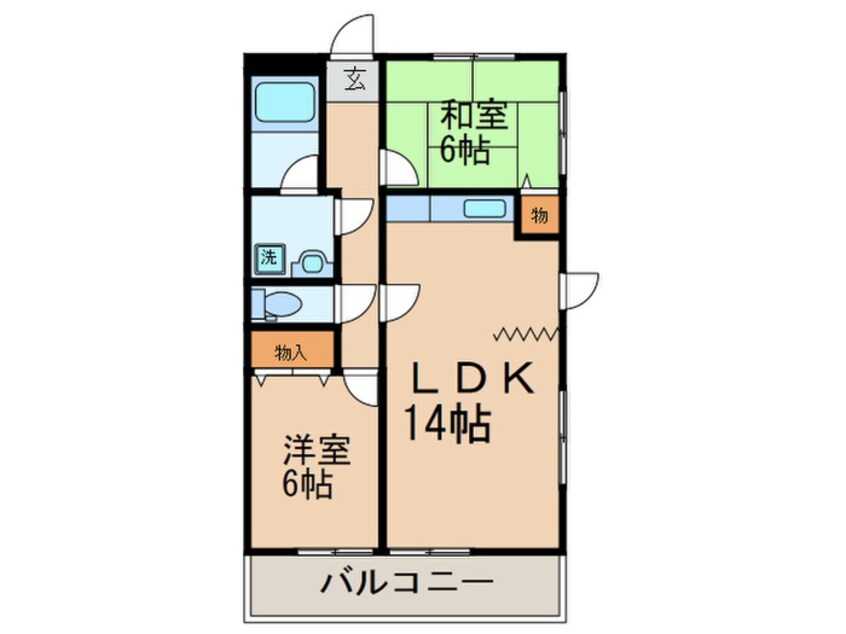 間取図 アパ－トメントカヤ田園調布