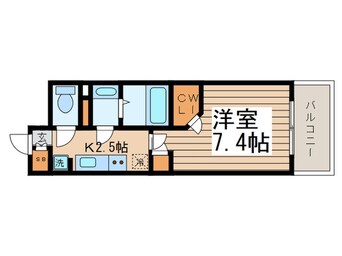 間取図 ﾚｼﾞﾃﾞｨｱ新御徒町Ⅱ