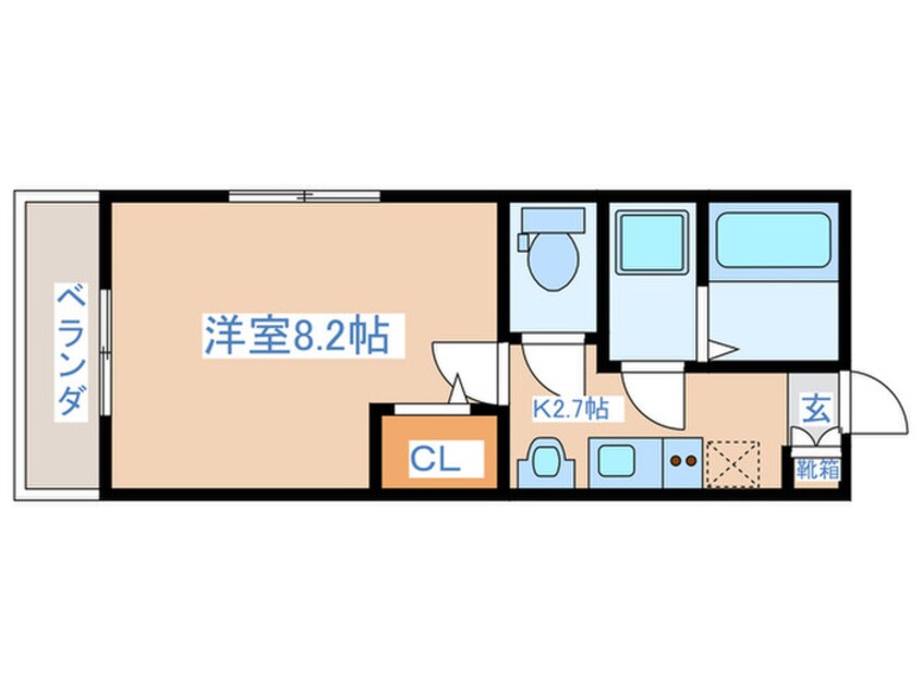 間取図 仮）BestStage八王子市万町Ⅰ