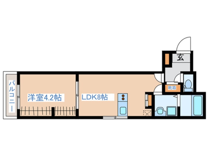 間取図 仮）BestStage八王子市万町Ⅰ