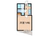 BestStage関沢 1Kの間取り