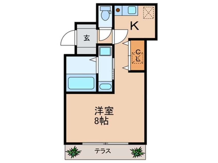 間取図 シェルネ－ジュ