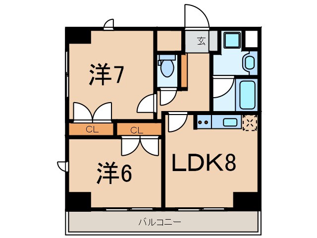 間取り図 ルーブル三田