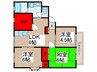 ビラ－ジュヒメカ 3LDKの間取り