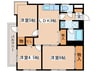 サニ－マンション第２ 3LDKの間取り