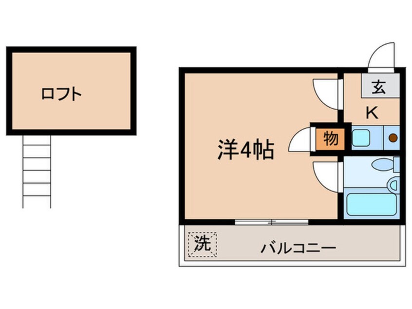 間取図 ライブコア小竹向原