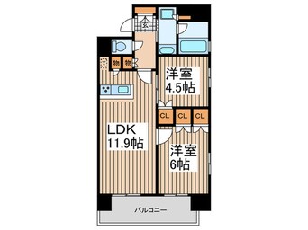 間取図 コンフォリア秋葉原EAST