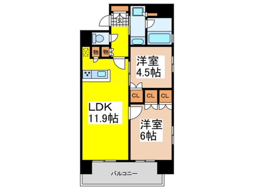 間取図 コンフォリア秋葉原EAST