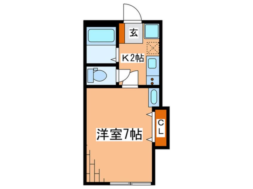 間取図 クィーンシップ・パティオ